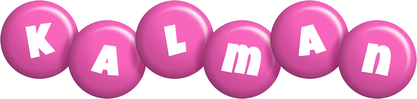 Kalman candy-pink logo