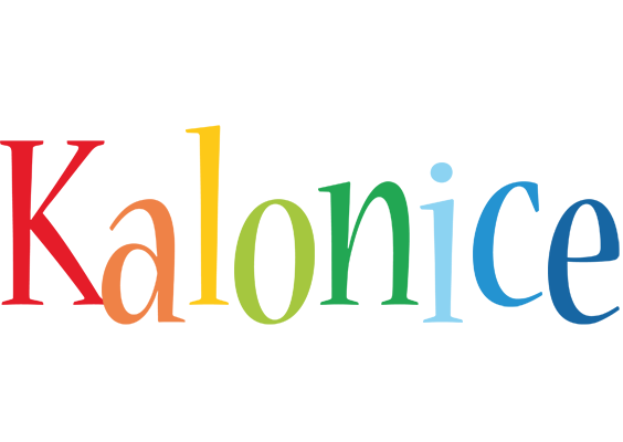 Kalonice birthday logo