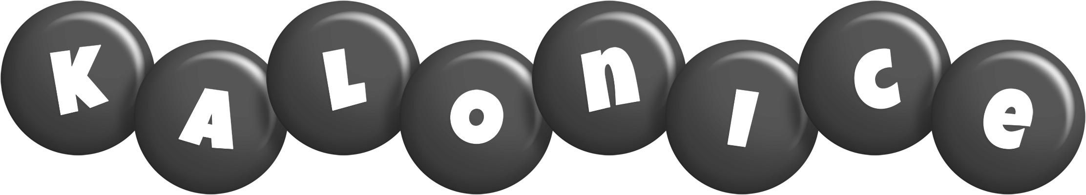 Kalonice candy-black logo