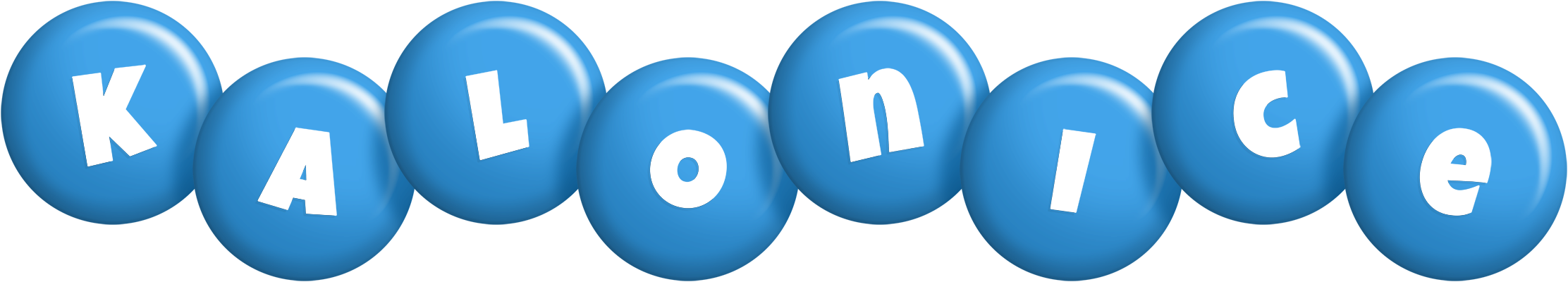 Kalonice candy-blue logo