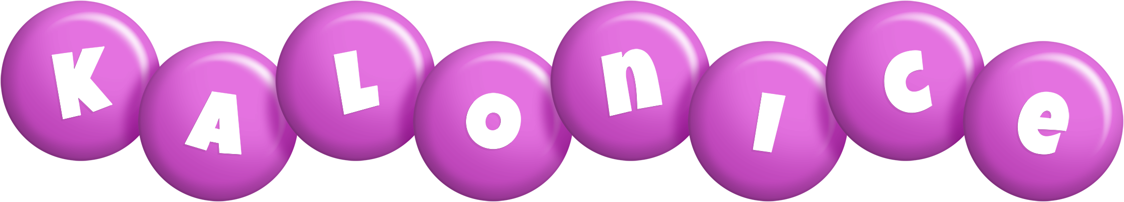 Kalonice candy-purple logo