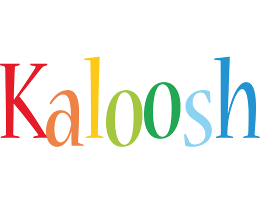 Kaloosh birthday logo