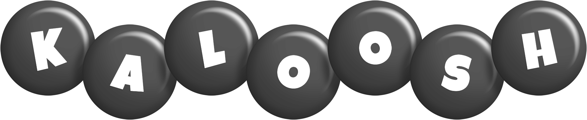 Kaloosh candy-black logo