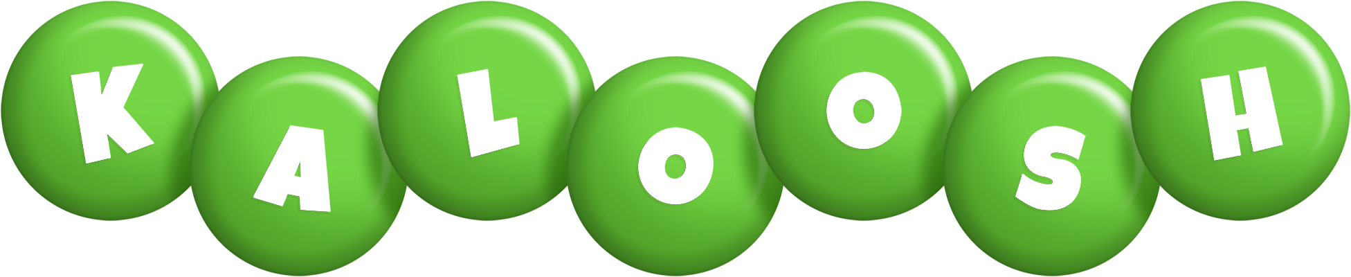 Kaloosh candy-green logo