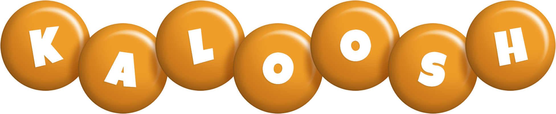 Kaloosh candy-orange logo