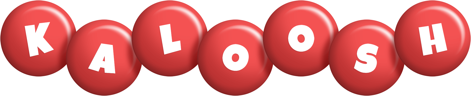 Kaloosh candy-red logo