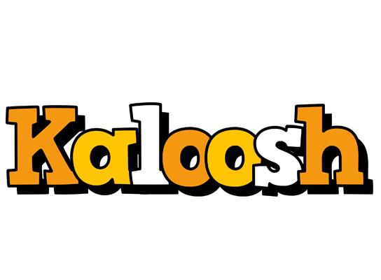 Kaloosh cartoon logo