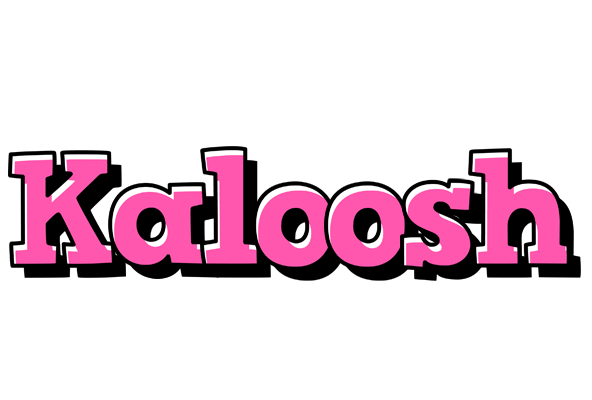 Kaloosh girlish logo