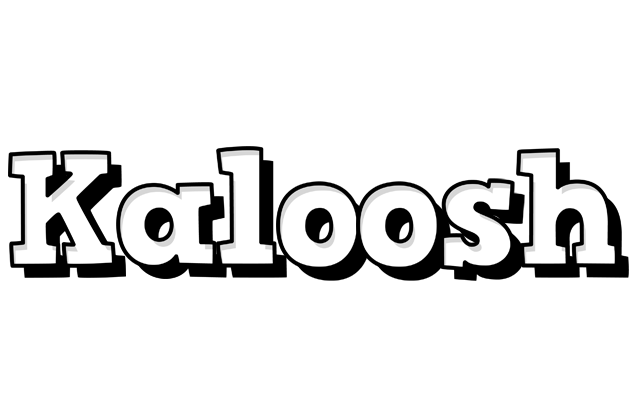 Kaloosh snowing logo