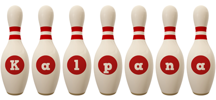 Kalpana bowling-pin logo