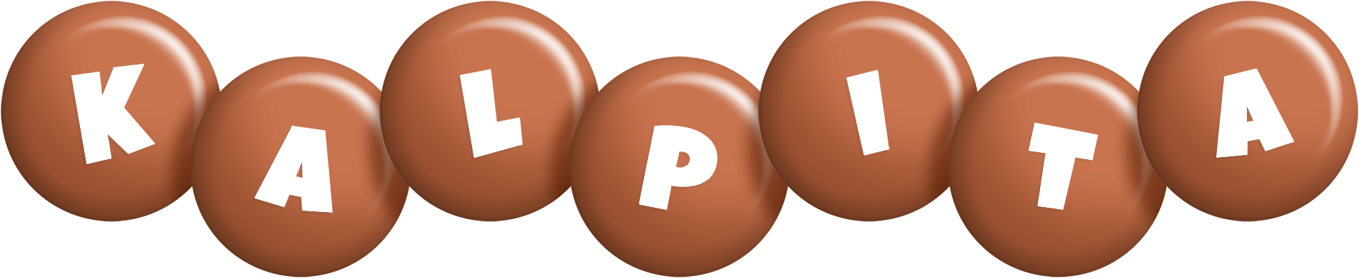 Kalpita candy-brown logo