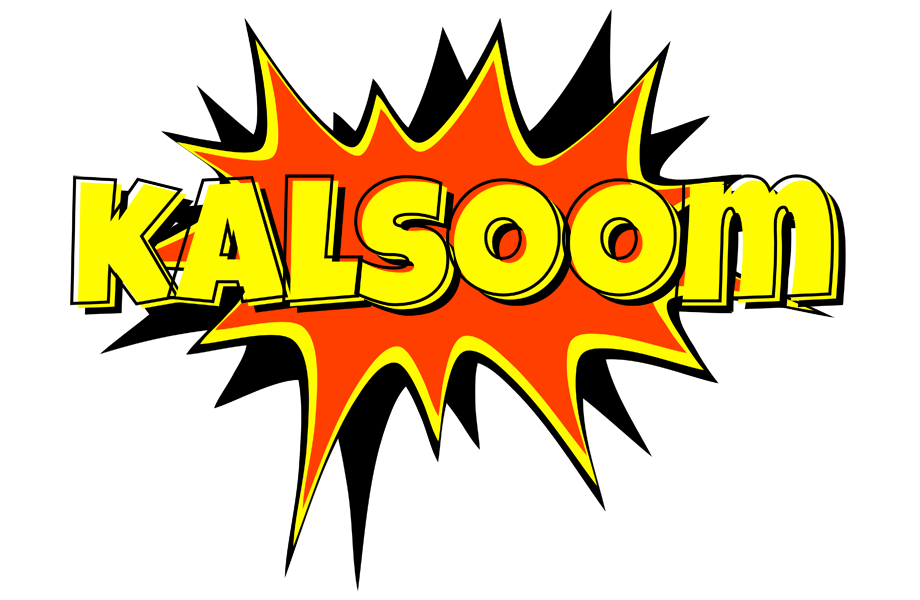 Kalsoom bazinga logo