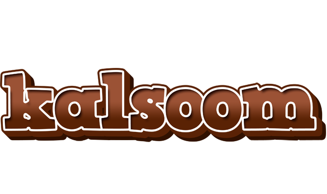 Kalsoom brownie logo