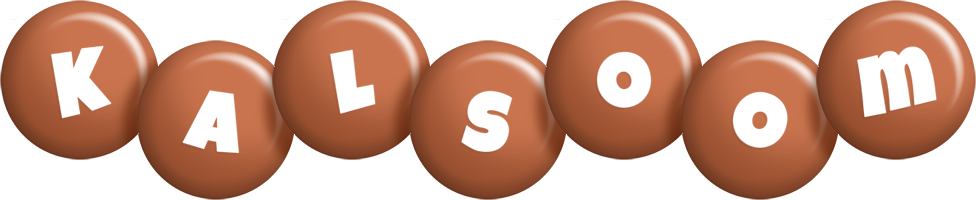 Kalsoom candy-brown logo