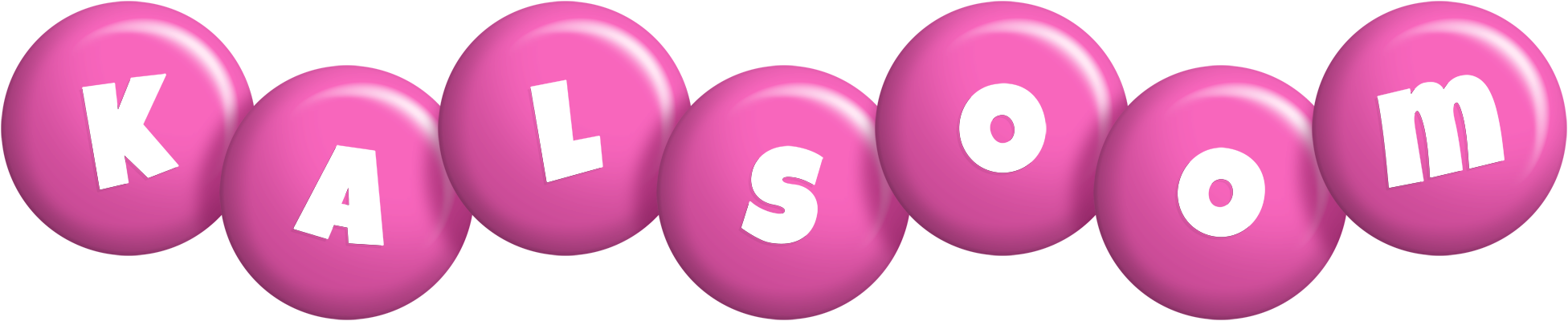 Kalsoom candy-pink logo