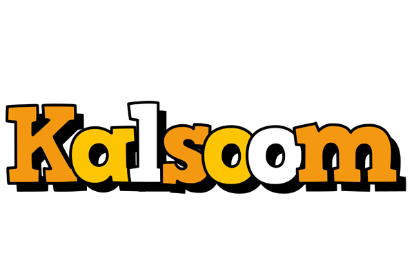 Kalsoom cartoon logo