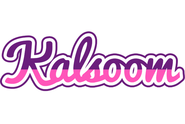 Kalsoom cheerful logo
