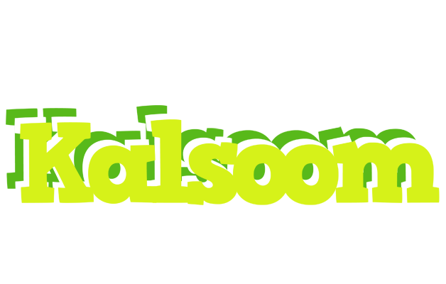 Kalsoom citrus logo