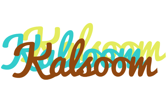 Kalsoom cupcake logo