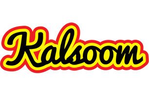 Kalsoom flaming logo