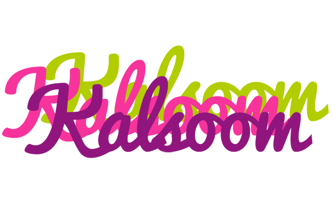 Kalsoom flowers logo