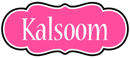 Kalsoom invitation logo