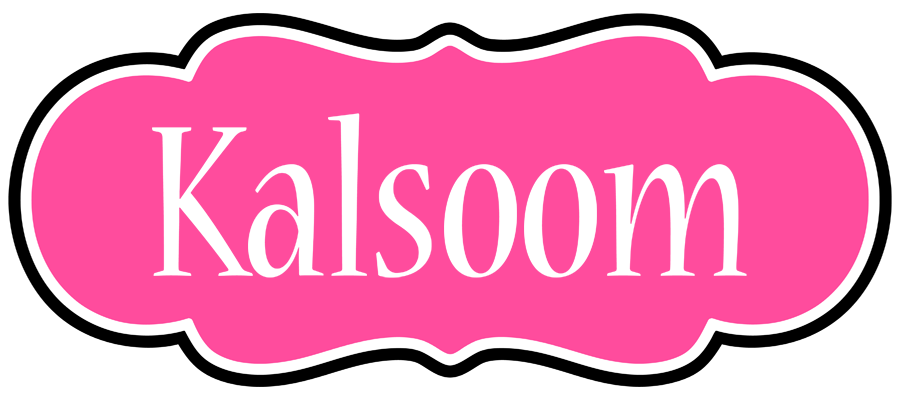 Kalsoom invitation logo