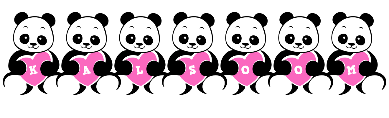 Kalsoom love-panda logo