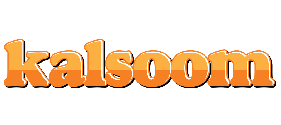 Kalsoom orange logo