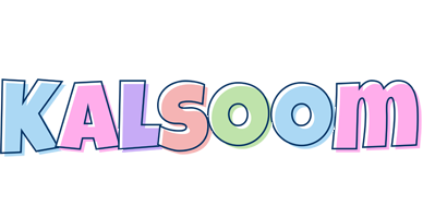 Kalsoom pastel logo