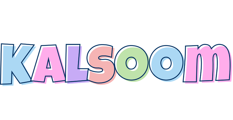 Kalsoom pastel logo