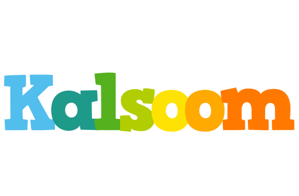 Kalsoom rainbows logo