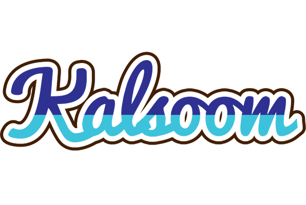 Kalsoom raining logo