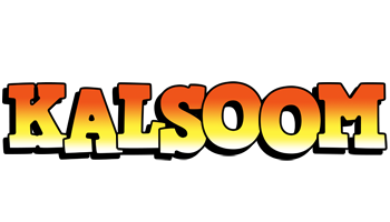 Kalsoom sunset logo