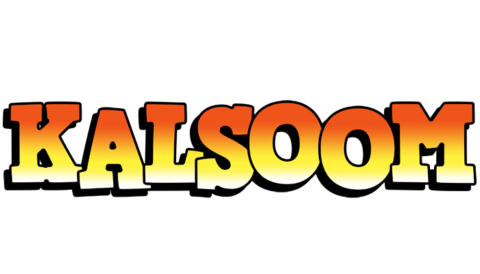 Kalsoom sunset logo