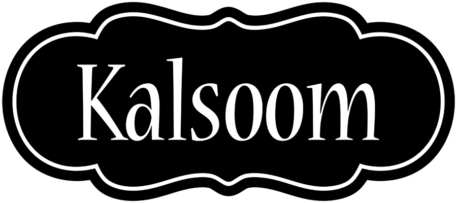 Kalsoom welcome logo