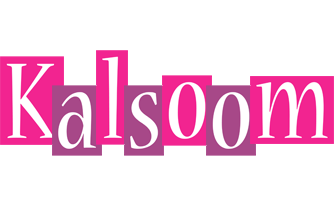 Kalsoom whine logo