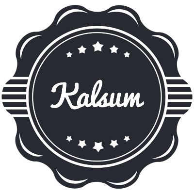 Kalsum badge logo