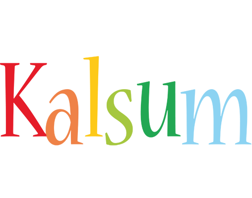 Kalsum birthday logo