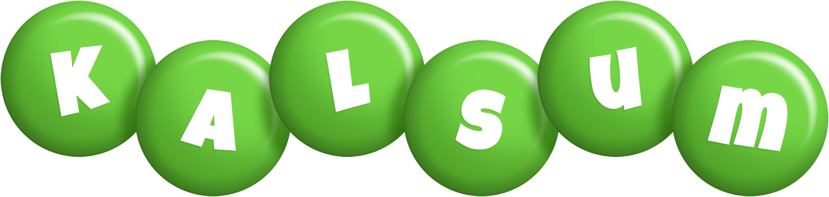 Kalsum candy-green logo