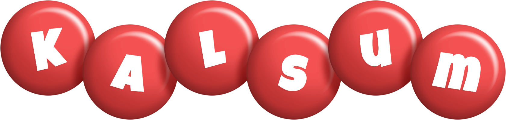Kalsum candy-red logo