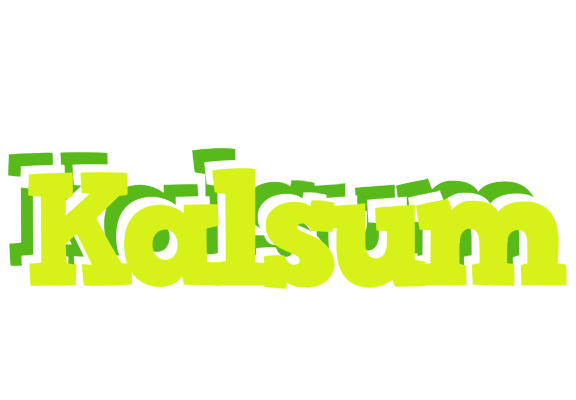 Kalsum citrus logo