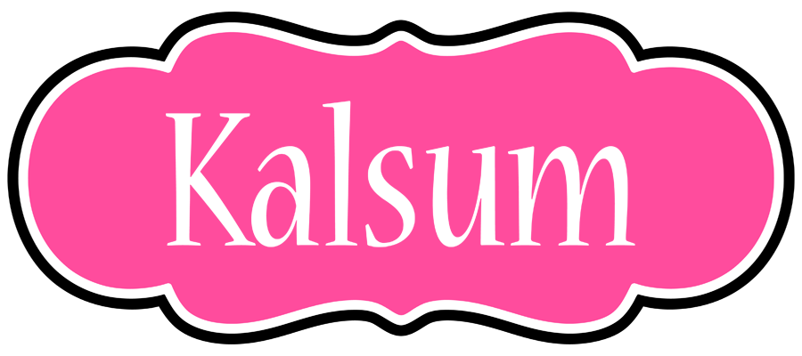 Kalsum invitation logo