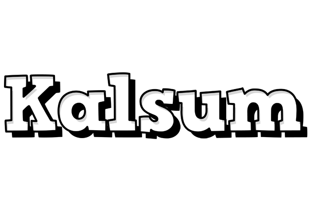 Kalsum snowing logo