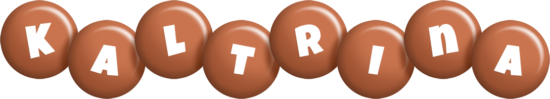 Kaltrina candy-brown logo