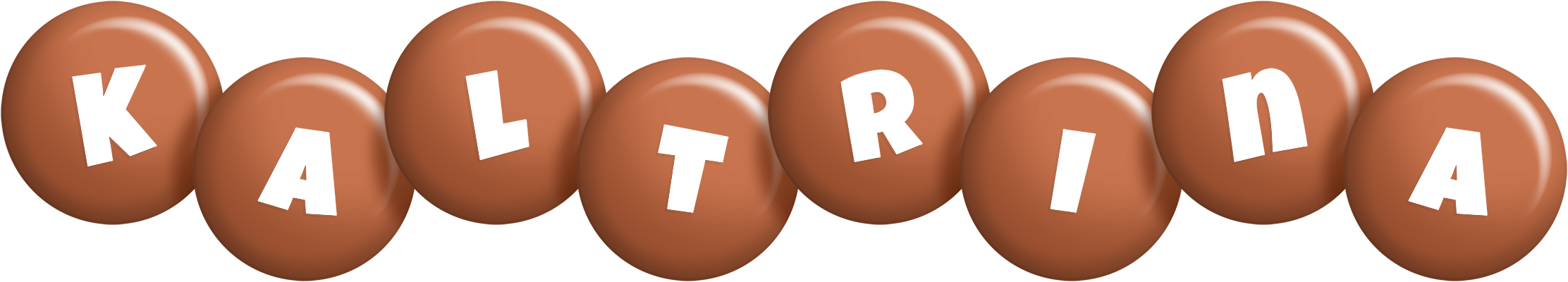 Kaltrina candy-brown logo