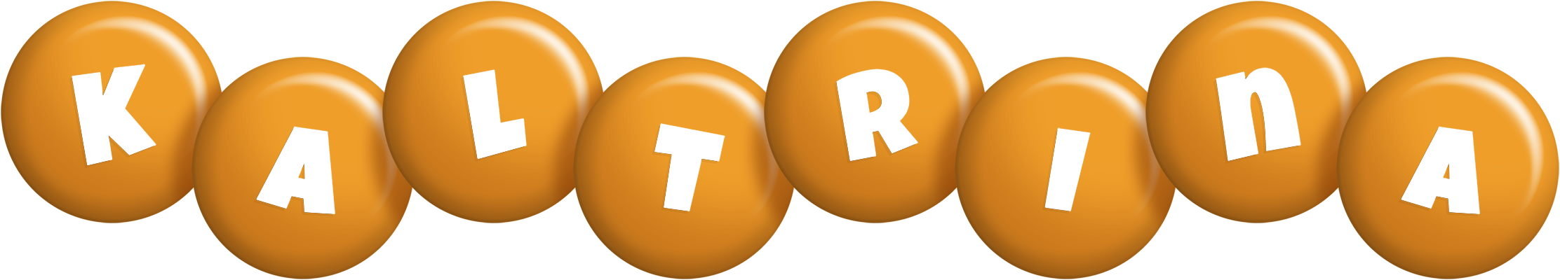 Kaltrina candy-orange logo