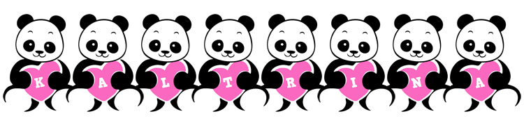Kaltrina love-panda logo
