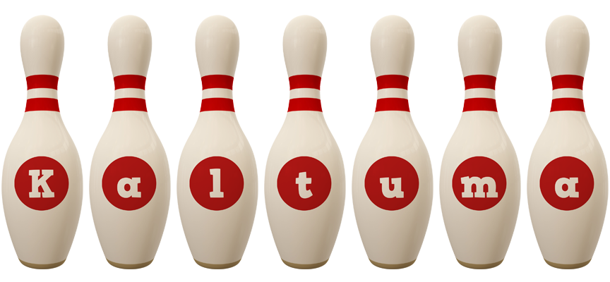 Kaltuma bowling-pin logo