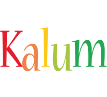 Kalum birthday logo